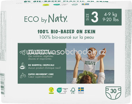 Naty Windeln Eco by Naty Gr. 3, 4-9 kg, 30 St