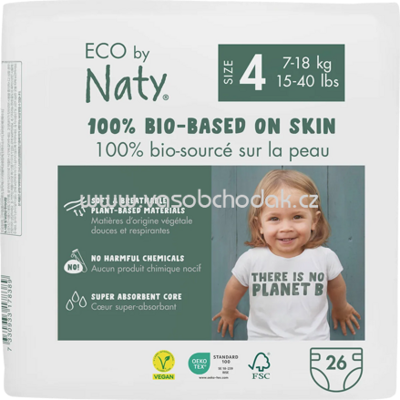 Naty Windeln Eco by Naty Gr. 4, 7-18 kg, 26 St