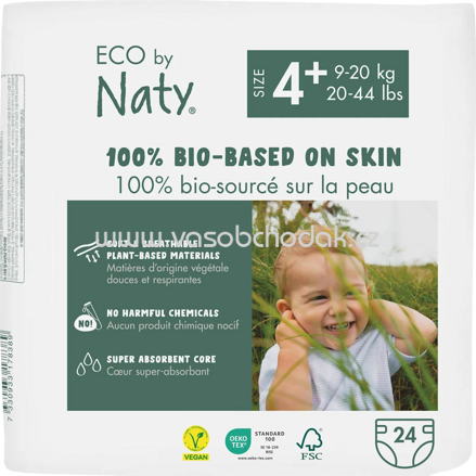 Naty Windeln Eco by Naty Gr. 4+ (9-20 kg), 24 St