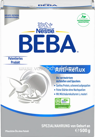 Nestlé BEBA Spezialnahrung Anti-Reflux von Geburt an, 500g