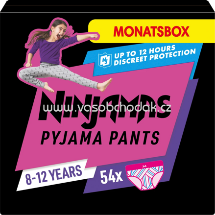 Ninjamas Pyjama Pants Mädchen 8-12 Jahre, Monatsbox, 54 St