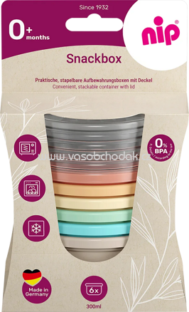 Nip Snackbox bunt, 6 St