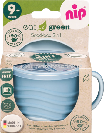 Nip SnackBox eat green 2in1 blau, 1 St