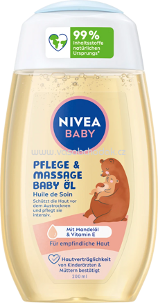 NIVEA BABY Baby Pflege- & Massageöl, 200 ml