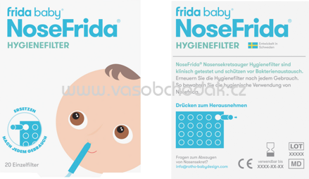 Nosefrida Hygienefilter, 20 St