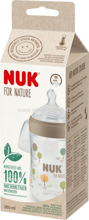 NUK Babyflasche for Nature, braun, 0-6 Monate, 260ml, 1 St