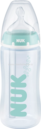 Nuk Babyflasche First Choice Anti Colic Temp. Control Silikon, Gr. 1M , 0-6 Monate, 300 ml, 1 St