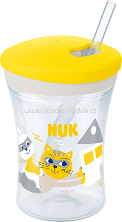 Nuk Flasche Evolution Action Cup, gelb, 230 ml, 1 St