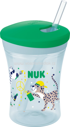 Nuk Flasche Evolution Action Cup, grün, 230 ml, 1 St