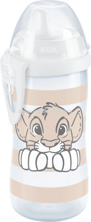 Nuk Trinklernflasche Disney Lion King Kiddy Cup, ab 12 Monate, beige, 300 ml, 1 St