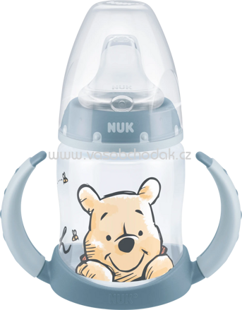 Nuk Trinklernflasche First Choice Disney Temperature Control, anthrazit, 6-18 Monate, 150 ml, 1 St