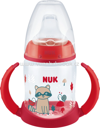 Nuk Trinklernflasche First Choice Temp. Control, rot, ab 6 Monaten, 150 ml, 1 St