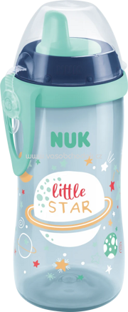 Nuk Trinklernflasche Kiddy Cup Night mint, ab 12 Monaten, 300 ml, 1 St
