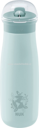 NUK Trinkhalmflasche Edelstahl Mini-Me mint, 500ml, 1 St