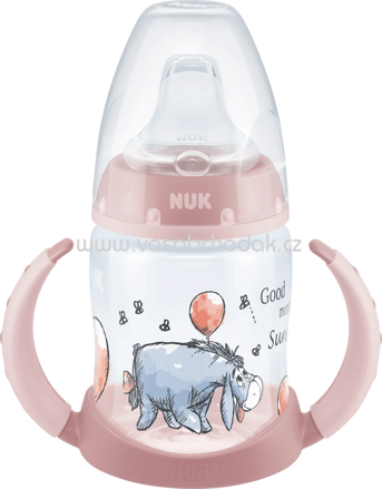 NUK Trinklernflasche First Choice Disney Temperature Control , rosa, 6-18 Monate, 150ml, 1 St
