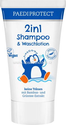 PAEDIPROTECT Baby Shampoo & Waschlotion 2in1, Reisegröße, 30 ml