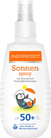 PAEDIPROTECT Sonnenspray LSF 50+, parfümfrei, 150 ml