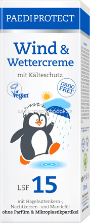 PAEDIPROTECT Wind & Wetter Creme LSF 15, 30 ml