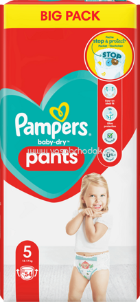 Pampers Baby Pants Baby Dry Gr.5 Junior, 12-17 kg, Big Pack, 54 St