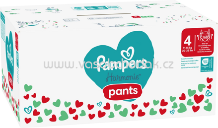 Pampers Baby Pants Harmonie Gr.4 Maxi, 9-15 kg, Monatsbox, 168 St