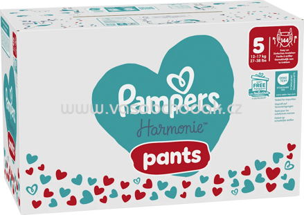 Pampers Baby Pants Harmonie Gr.5 Junior, 12-17 kg, Monatsbox, 144 St