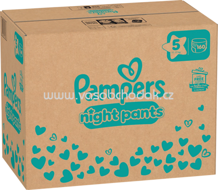 Pampers Baby Pants night Baby Dry Gr. 5, 12-17 kg, Monatsbox, 160 St