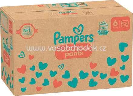 Pampers Baby Pants Premium Protection Gr.6 Extra Large, 15+ kg, Monatsbox, 132 St
