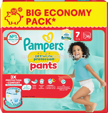 Pampers Baby Pants Premium Protection Gr.7 XL, 15+ kg, Big Pack, 30 St