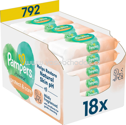 Pampers Feuchttücher Harmonie Calendula, 18x44 St, 792 St