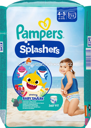 Pampers Schwimmwindeln Splashers Gr.4-5, 9-15 kg, 11 St