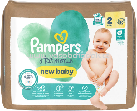 Pampers Windeln Harmonie Gr.2 Mini, 4-8 kg, 30 St