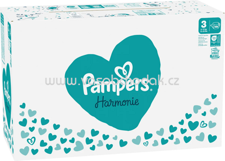 Pampers Windeln Harmonie Gr.3 Midi, 6-10 kg, Monatsbox, 186 St
