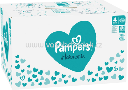 Pampers Windeln Harmonie Gr.4 Maxi, 9-14 kg, Monatsbox, 174 St