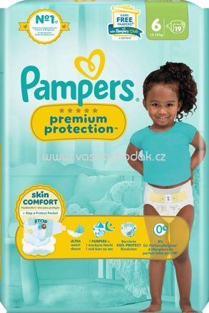 Pampers Windeln Premium Protection Gr.6 XL, 13-18 kg, 19 St