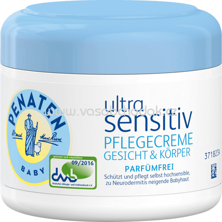 Penaten Pflegecreme ultra sensitiv Gesicht & Körper, 100 ml