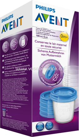 PHILIPS AVENT Aufbewahrung VIA für Muttermilch, 5 St