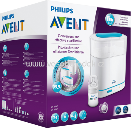 Philips AVENT Dampfsterilisator 3in1 elektrisch, 1 St