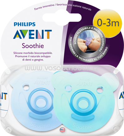 Philips AVENT Soothie, 0-3 Monate, Jungen, 2 St