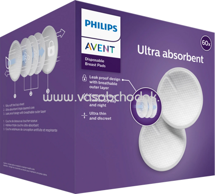 PHILIPS AVENT Stilleinlagen, 60 St