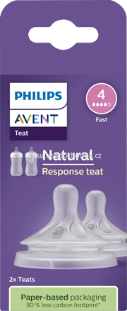 PHILIPS AVENT Trinksauger Natural Response Silikon Gr. 4, ab 3 Monaten, 1 St