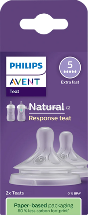 PHILIPS AVENT Trinksauger Natural Response Silikon Gr. 5, ab 6 Monaten, 1 St