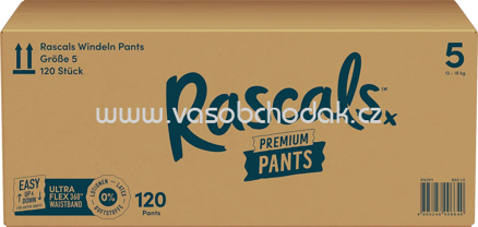 Rascals Baby Pants Gr. 5 13-18 kg Monatsbox, 120 St