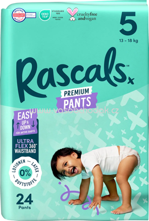 Rascals Baby Pants Premium Gr. 5 13-18 kg, 24 St