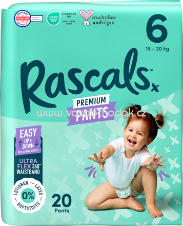 Rascals Baby Pants Premium Gr. 6 15-20 kg, 20 St