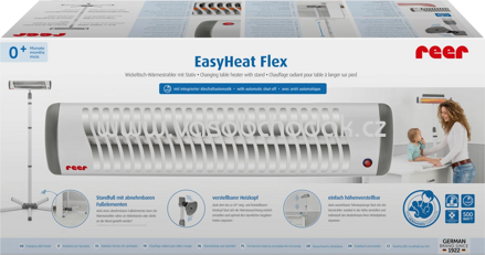 Reer Wickeltisch-Heizstrahler EasyHeat Flex 500 Watt, 1 St