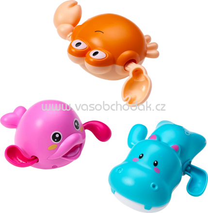 SauBär Badezubehör Kinder Wasser-Spaß Paddeltier, farbl. sortiert, 1 St
