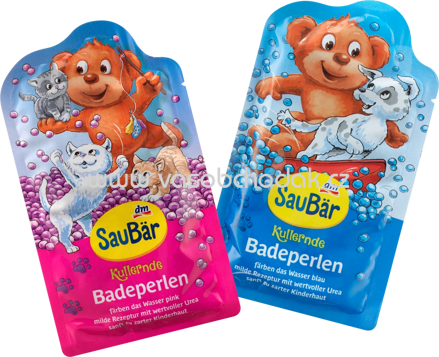 SauBär Kinder Badezusatz Badeperlen, 60 g