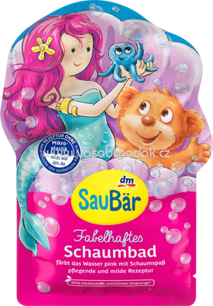 SauBär Kinder Badezusatz Fabelhaftes Schaumbad, 40 ml