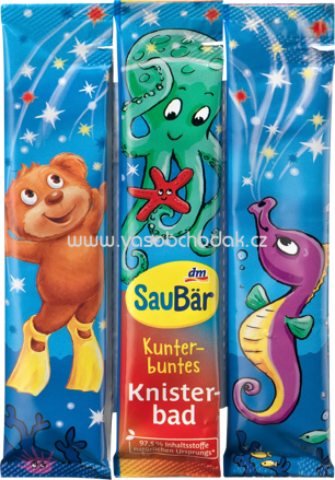 SauBär Kinder Badezusatz Knisterbad, 3x5g, 15 g