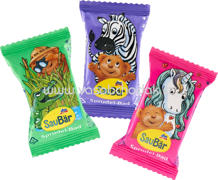 SauBär Kinder Badezusatz Sprudelbad, 18 g